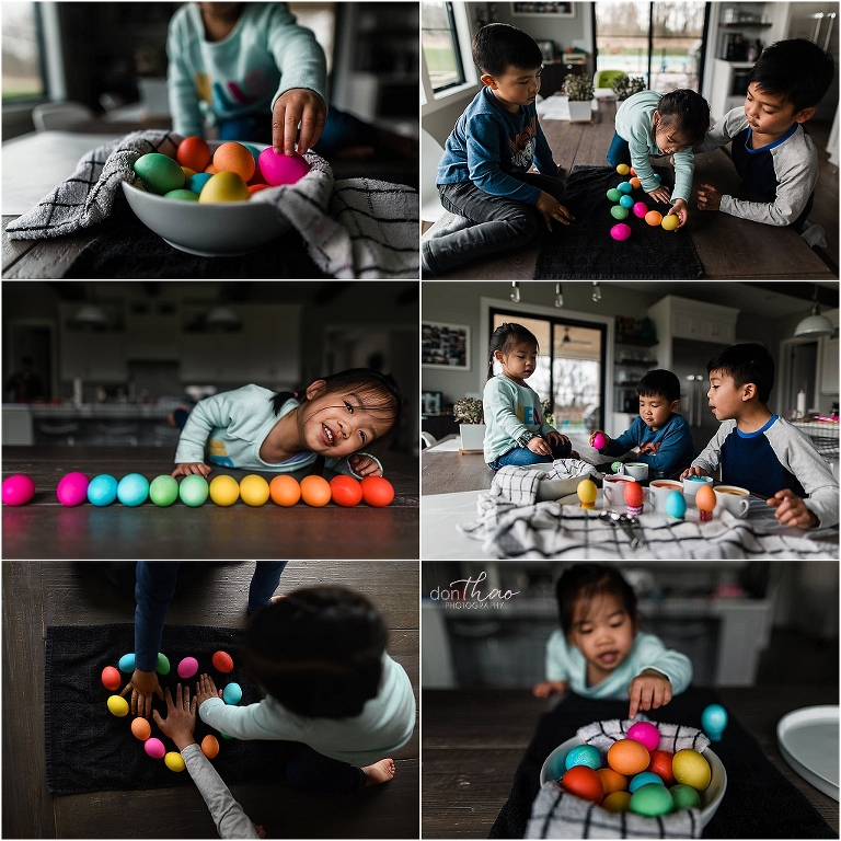 Dyeing Easter Eggs at Home